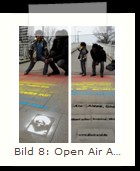 Bild 8: Open Air Aktionen 2016
Strassenmalerei U/S Barmbek Flche vor dem Globetrotter und am Ausgang U Hamburger Strae (Rampe zur Hamburger Meile)